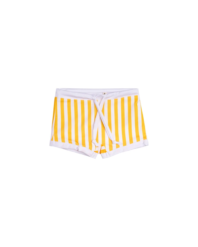 Gouverneur Boxer Yellow/White stripes UPF 50+