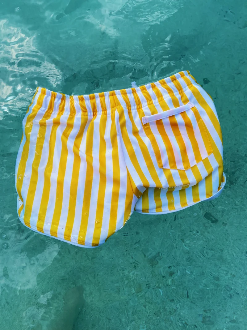 Flamands Board Short Yellow/White UPF 50+