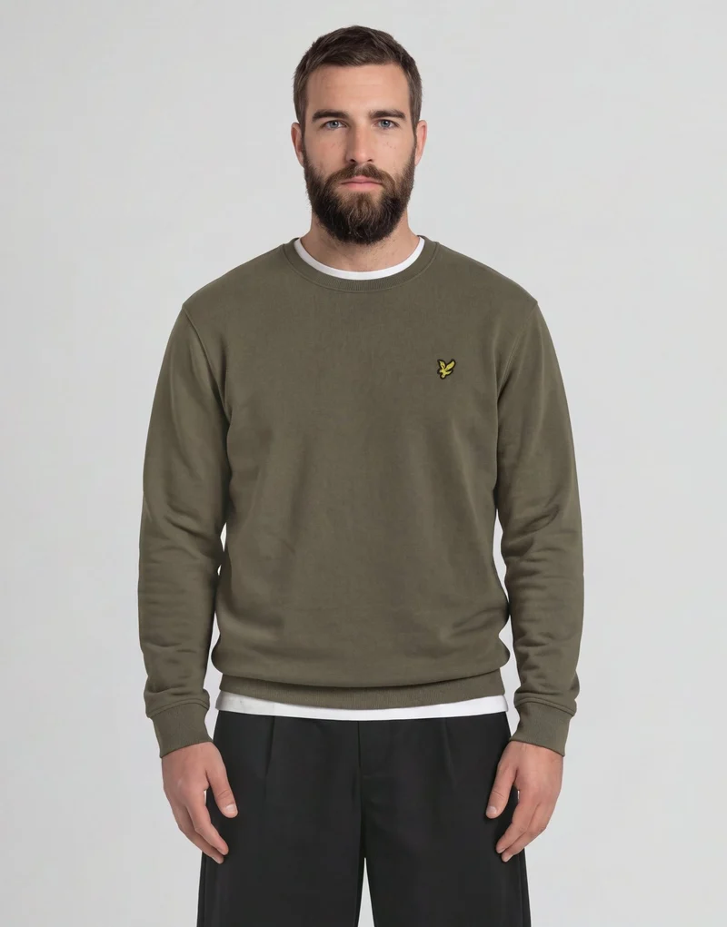 Cotton Crew Neck Sweatshirt