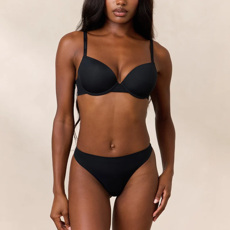 Soutien-gorge T-Shirt Invisible Form - Noir