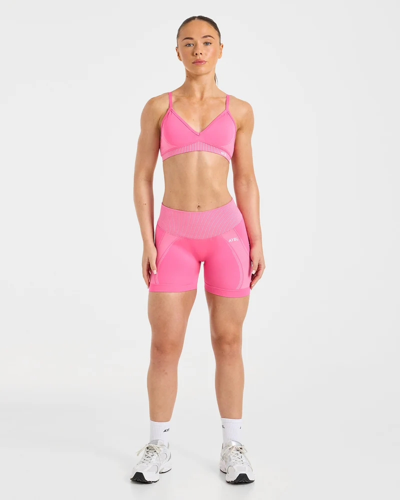 Charge Seamless Shorts - Rose