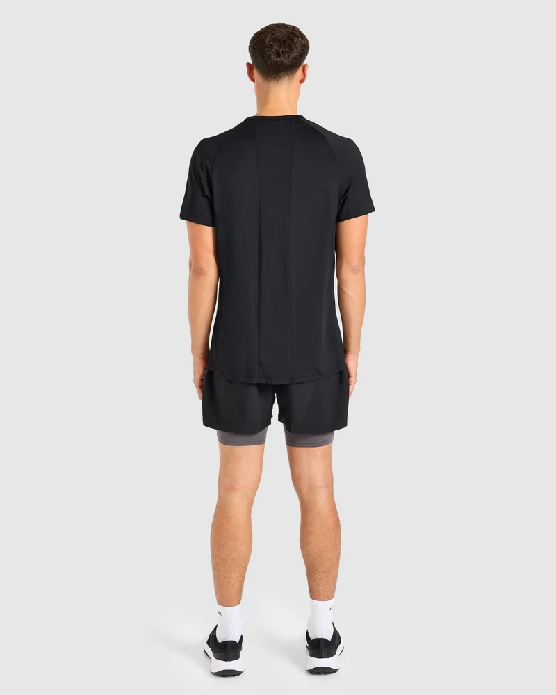 Core 2 in 1 Shorts - Noir/Charcoal