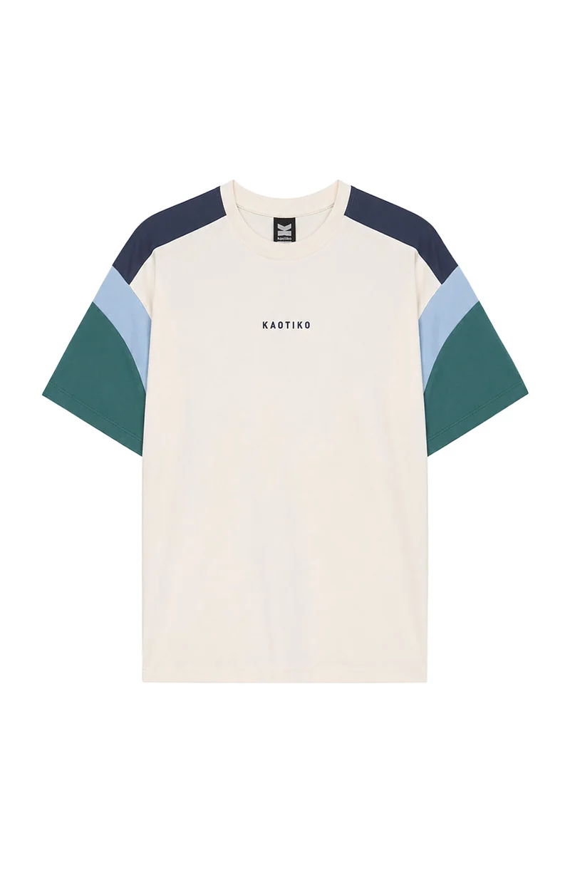 T-shirt Ottawa Ivory Blue Deep Jungle
