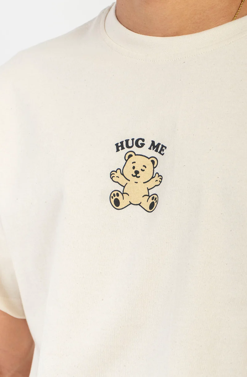 T-shirt Hug Station Natural Regular Fit pour homme