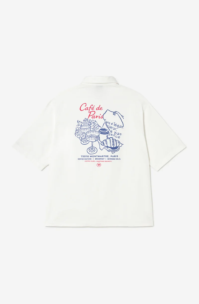 Chemise Paris Coffee White