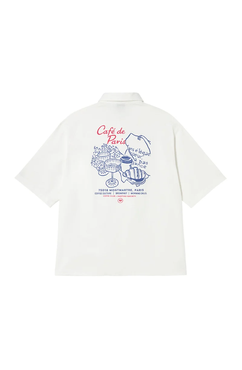 Chemise Paris Coffee White
