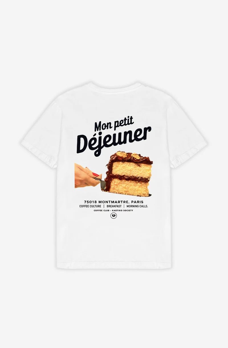 T-shirt Breakfast Organic White