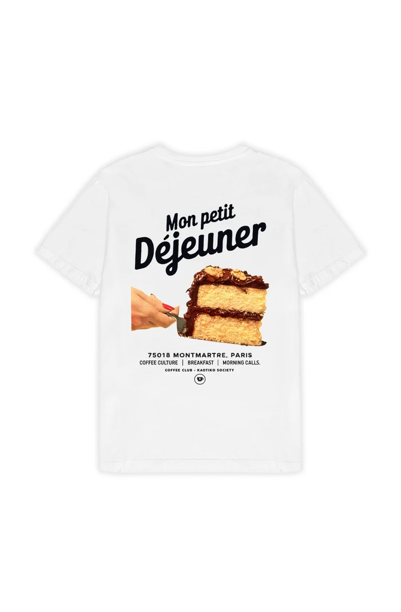 T-shirt Breakfast Organic White