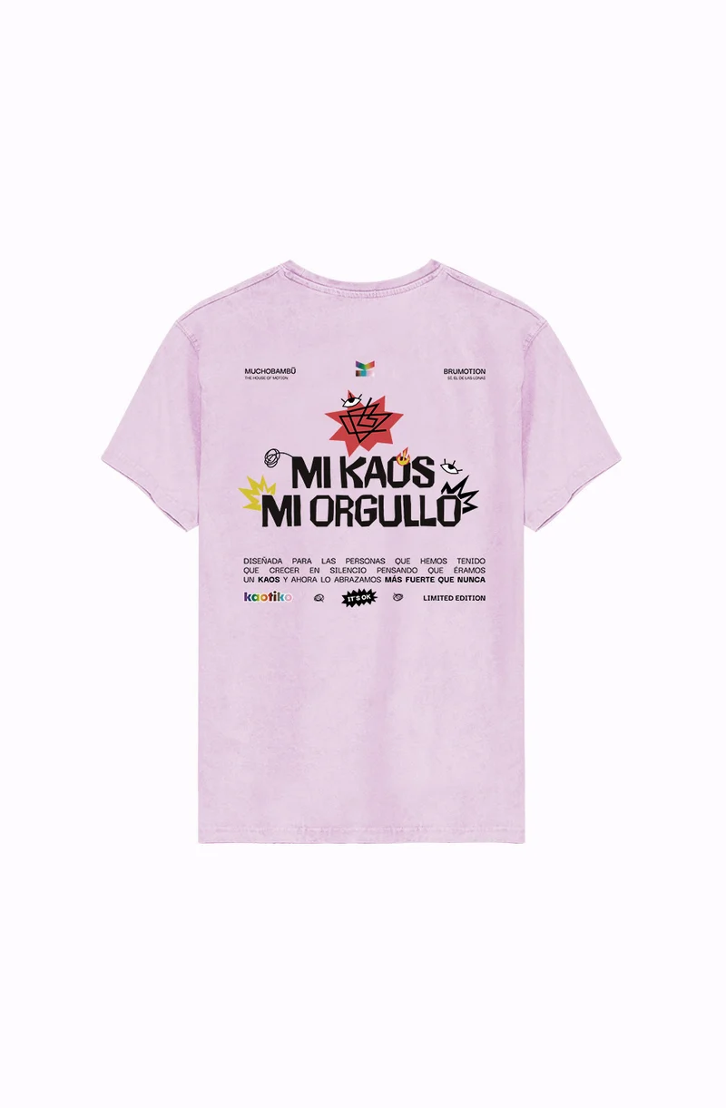 Camiseta Washed Pride 2026 Malva