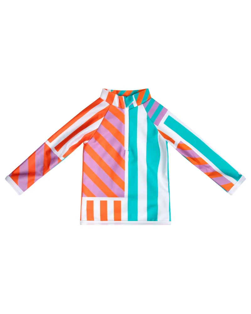 Saline Rashguard Multicolor print UPF 50+