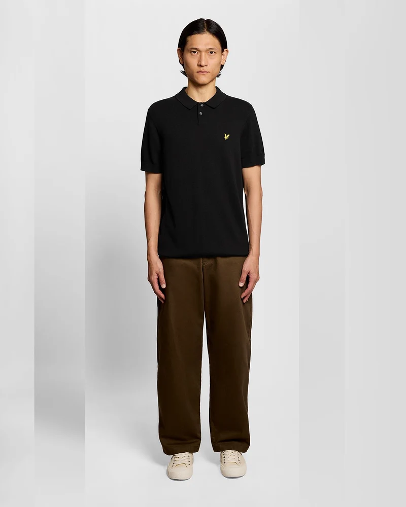 Cotton Knitted Polo Shirt