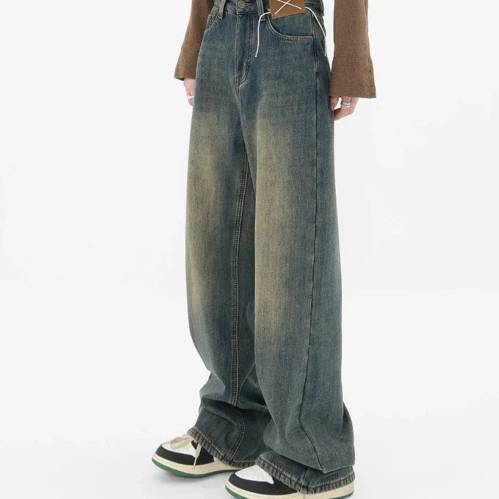 Jean large en bas