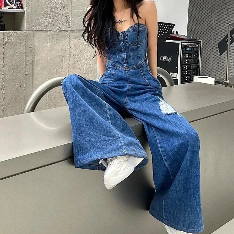 Combinaison baggy femme