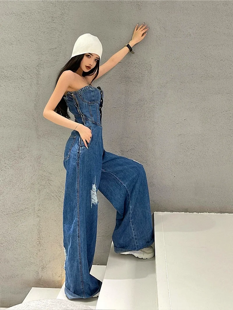 Combinaison baggy femme