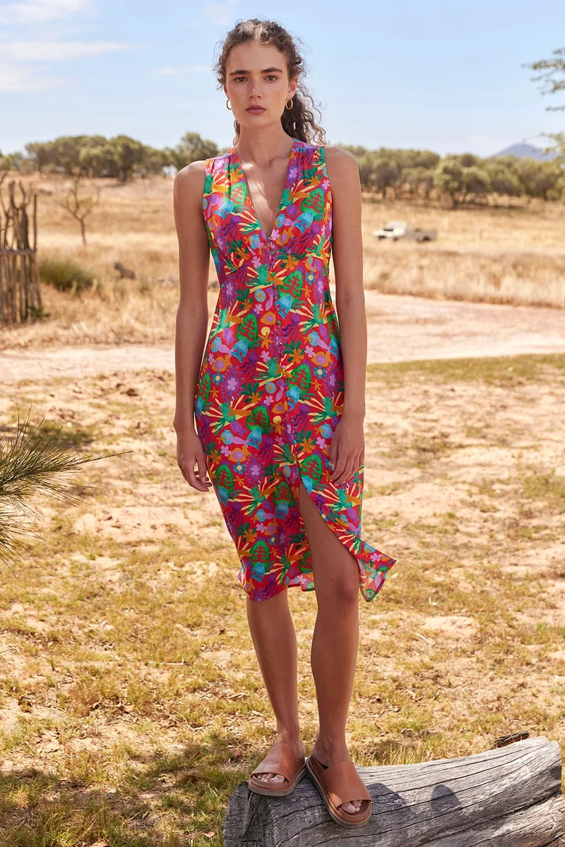 Robe Melusine Jungle