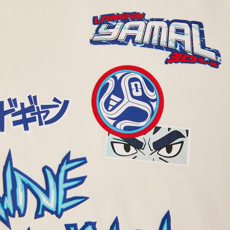 adidas x Lamine Yamal Kids Anime Graphic T-Shirt