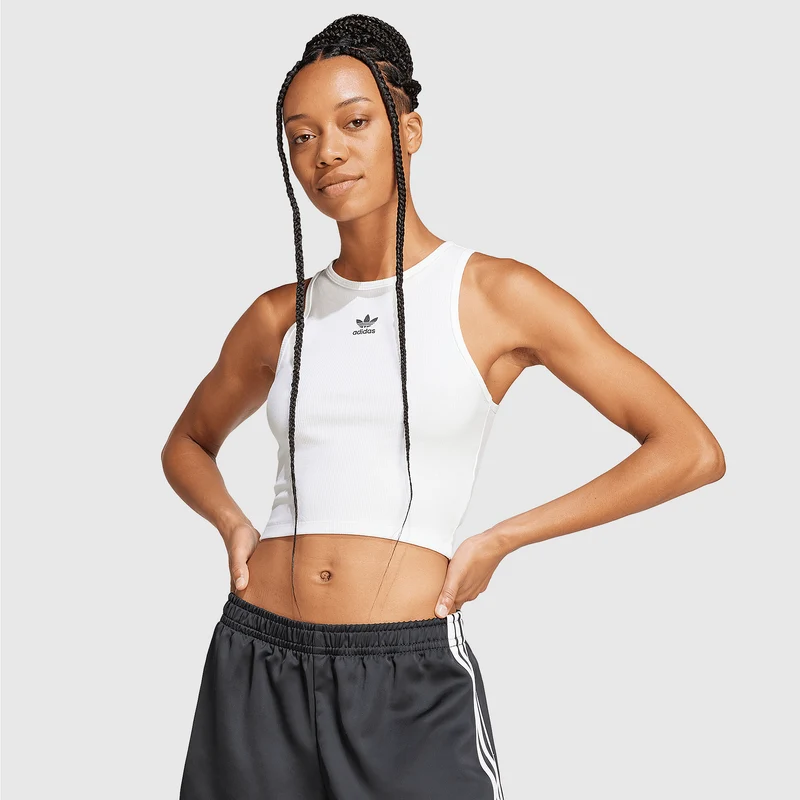 adidas Originals Womens Essentials Ribbed Tank Top