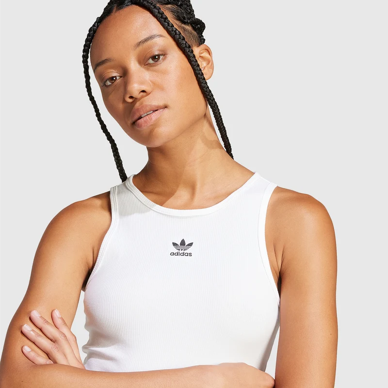 adidas Originals Womens Essentials Ribbed Tank Top