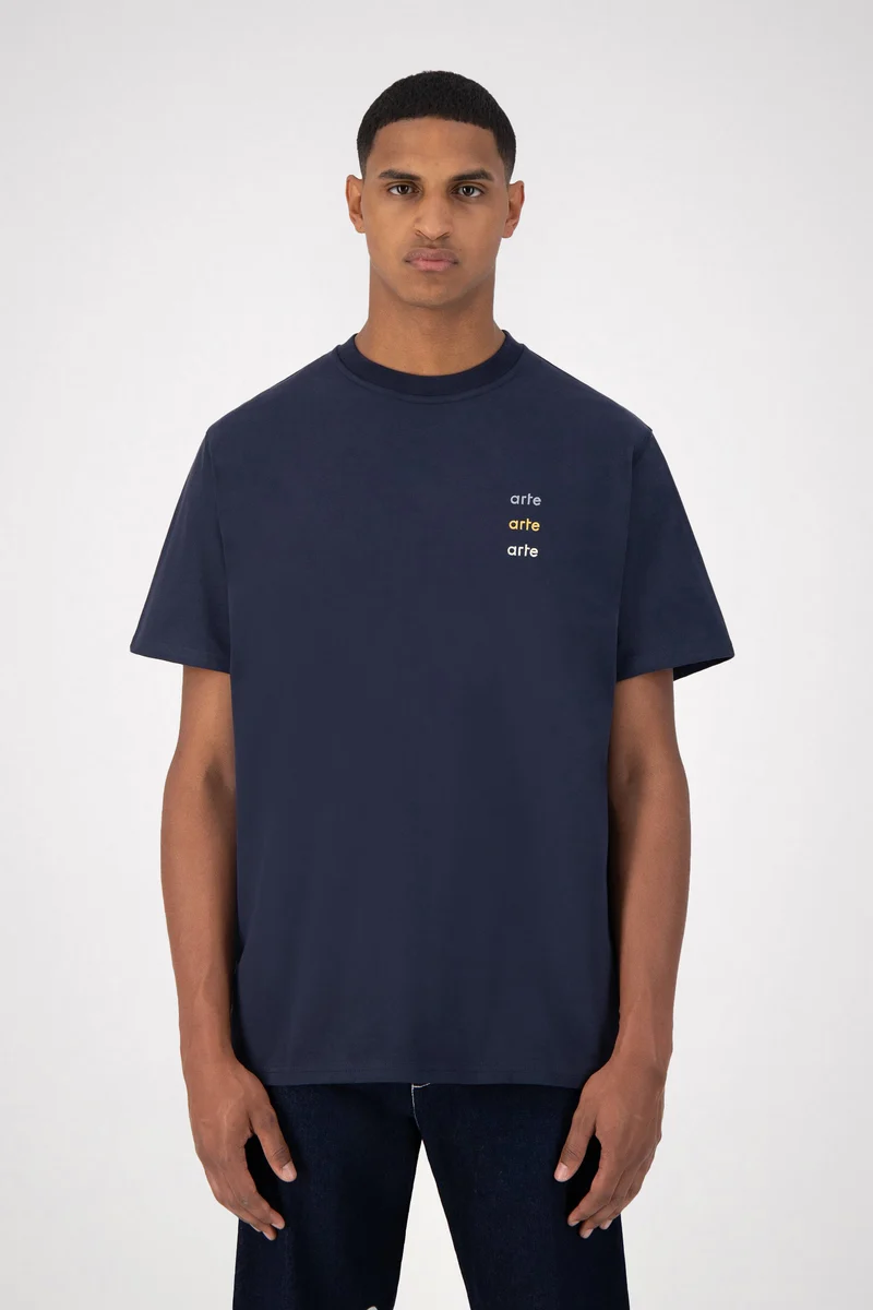 T-shirt Tomi Multi Logo - Marine