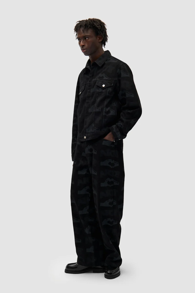 Veste imprimée Heart - Noir