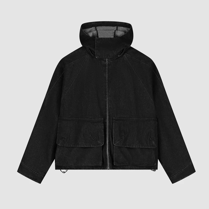 Veste en denim Tech - Noir