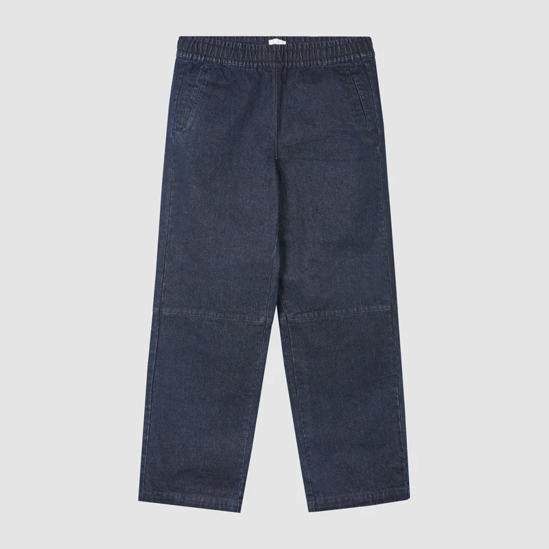 Pantalon technique en denim - Marine