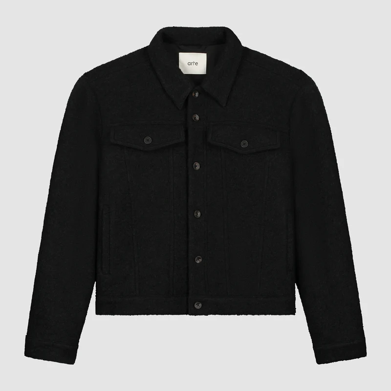 Veste en laine - Noir