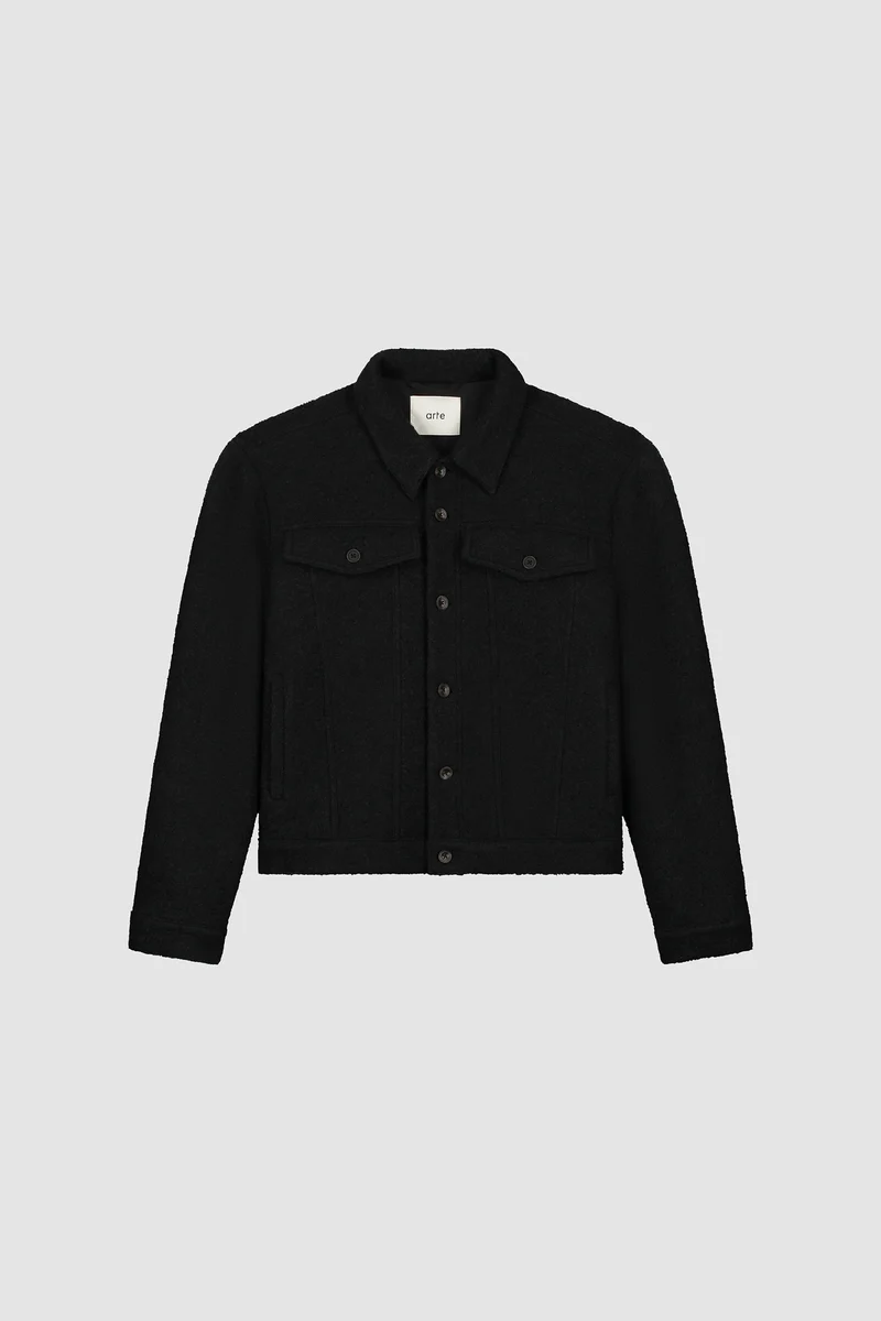 Veste en laine - Noir