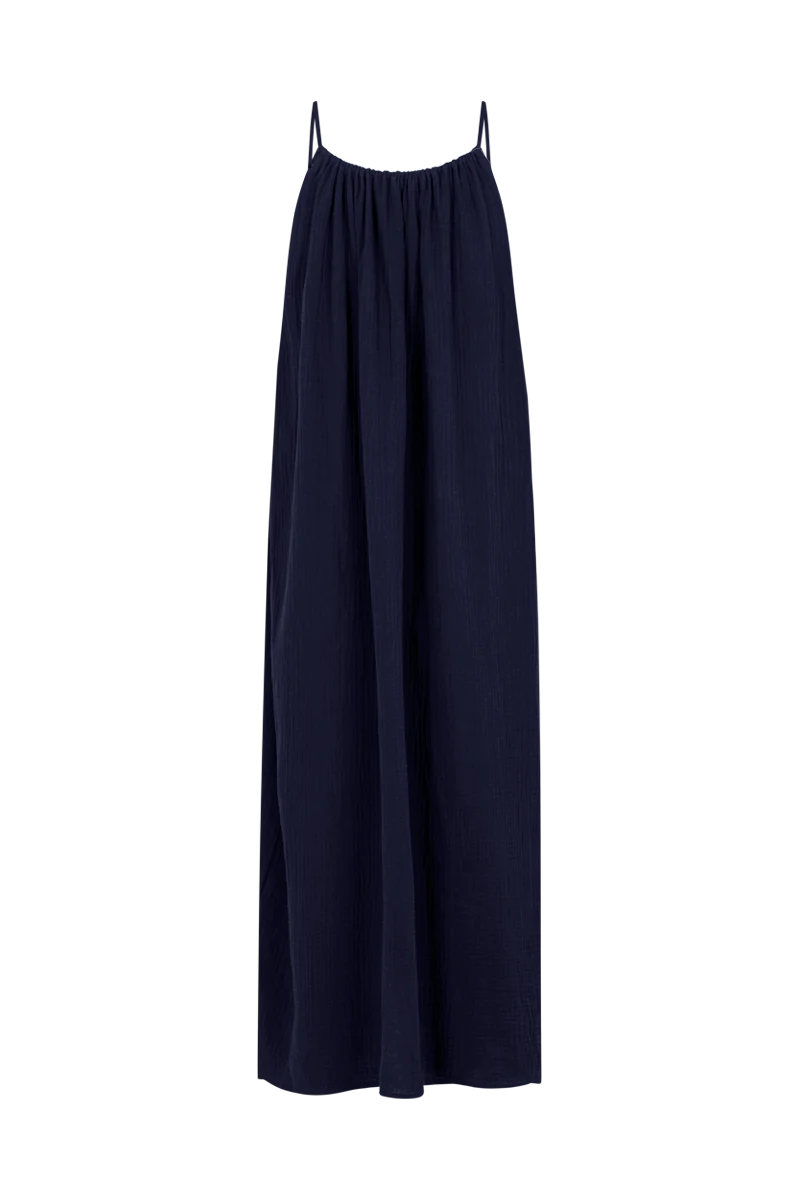 La Robe - Navy Gaze de Coton