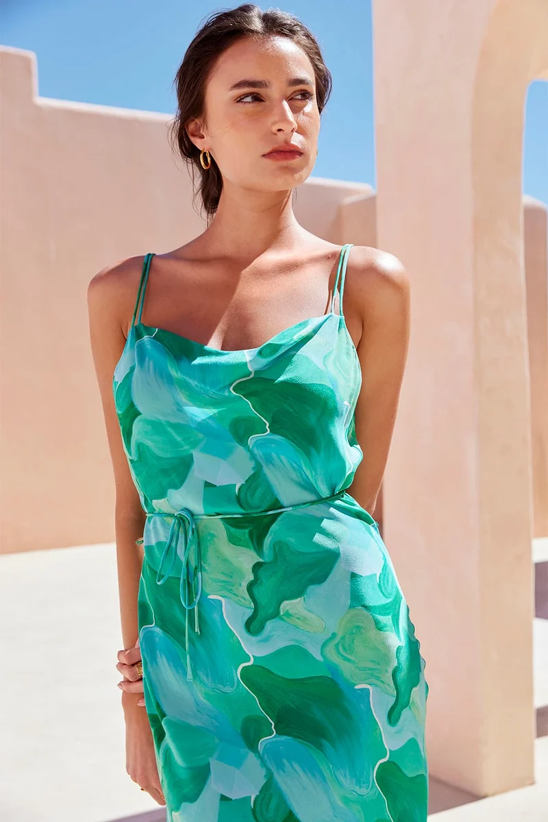Robe Fatale en soie Provence