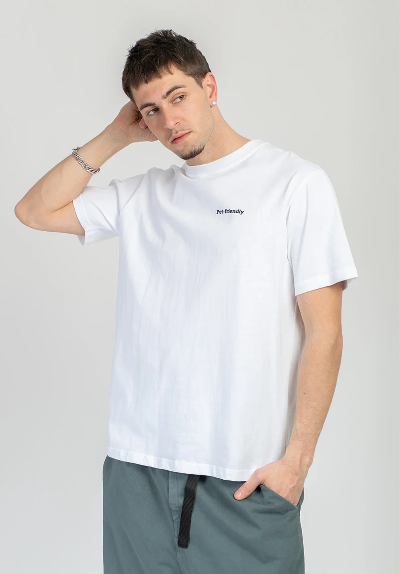 Camiseta Pet-Friendly Cotton White