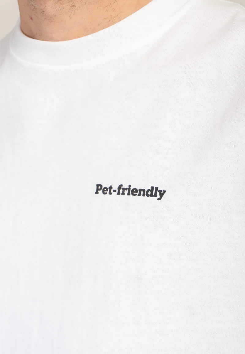 Camiseta Pet-Friendly Cotton White