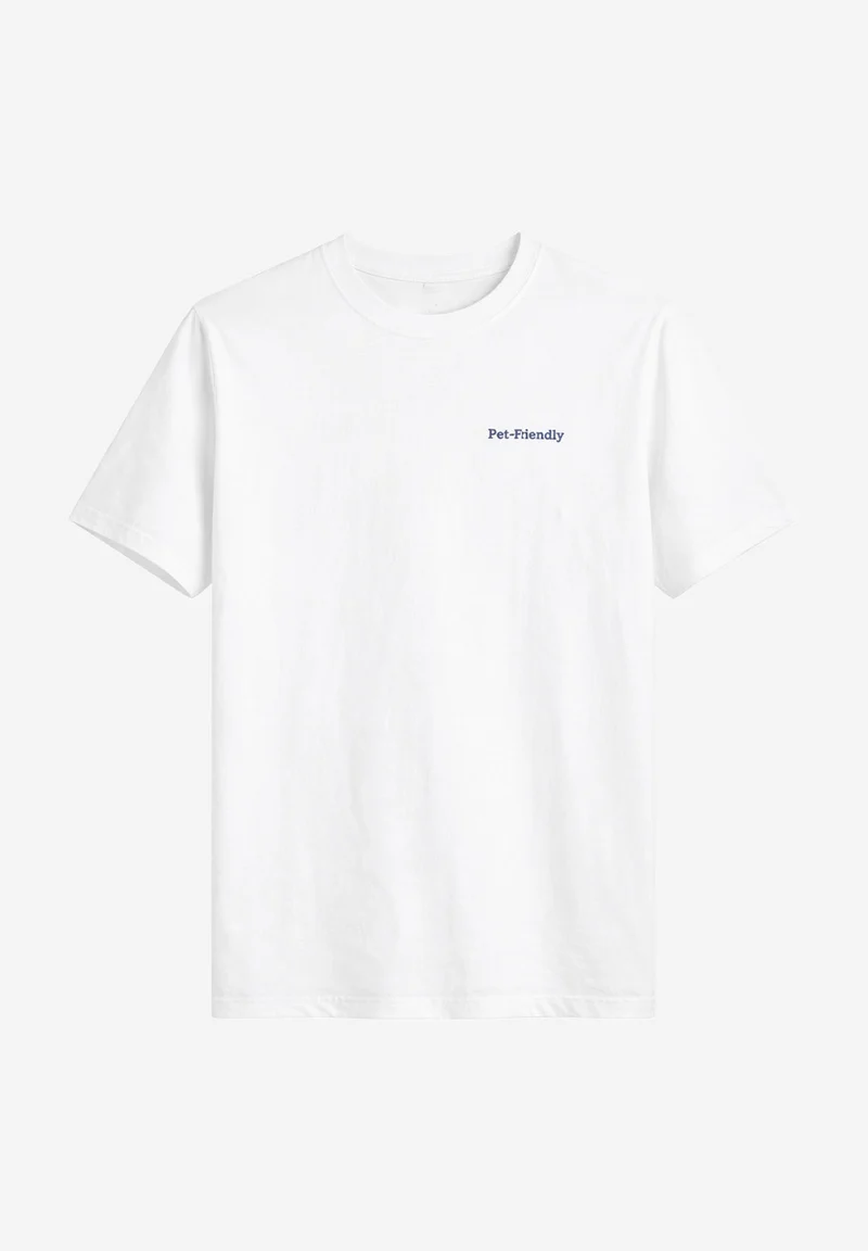 Camiseta Pet-Friendly Cotton White