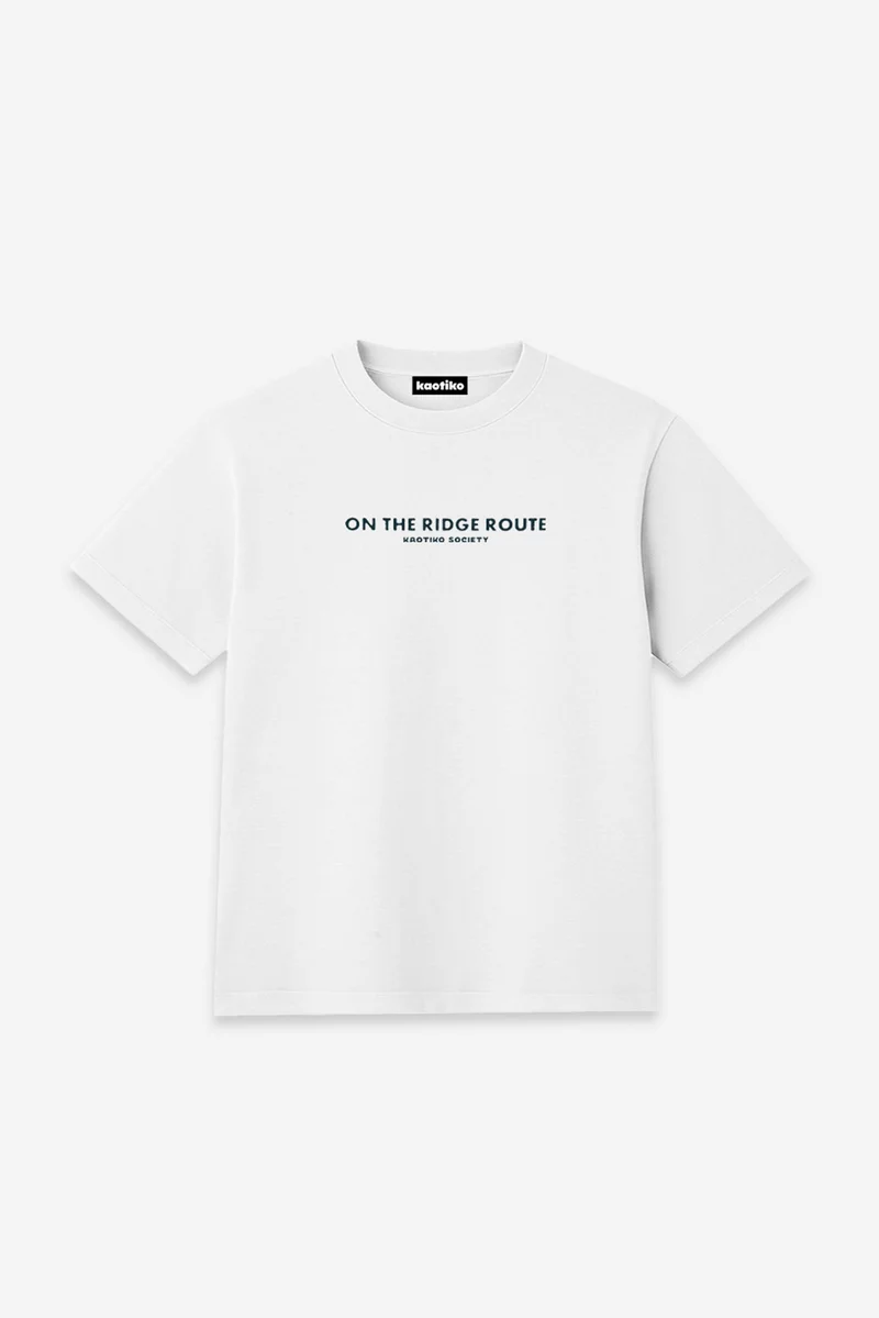 T-shirt On The Ridge Route White