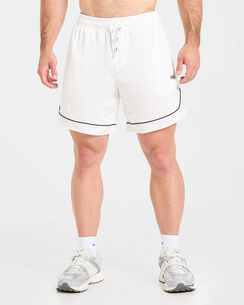 Cam Kissel x Mesh Shorts - Off Blanc