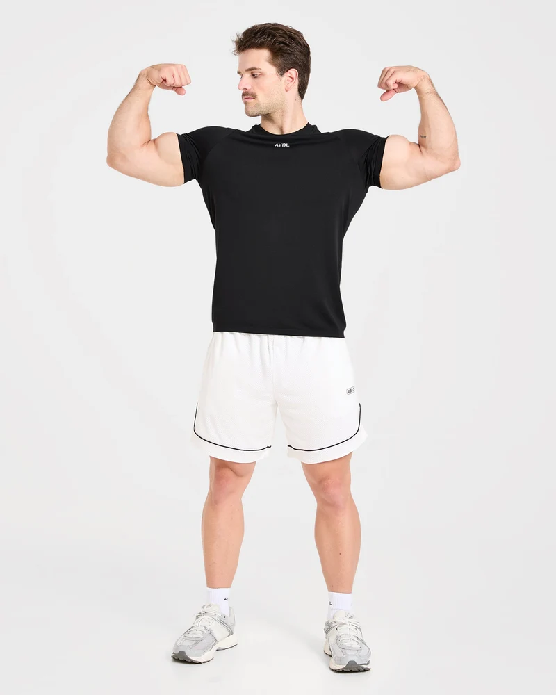 Cam Kissel x Mesh Shorts - Off Blanc