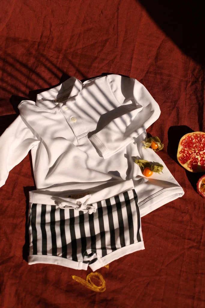 Gouverneur Boxer Black/White UPF 50+