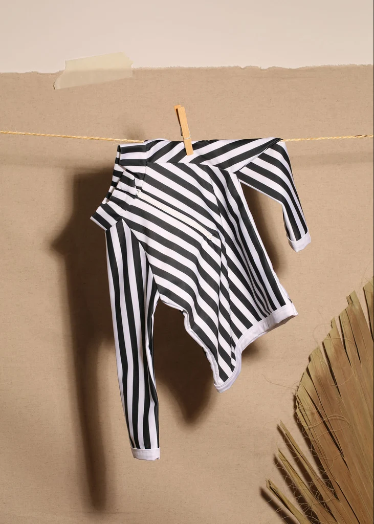 Saline Rashguard Black/White UPF 50+