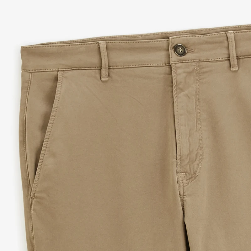 Chino coupe droite coton stretch beige 751 SBPLAY