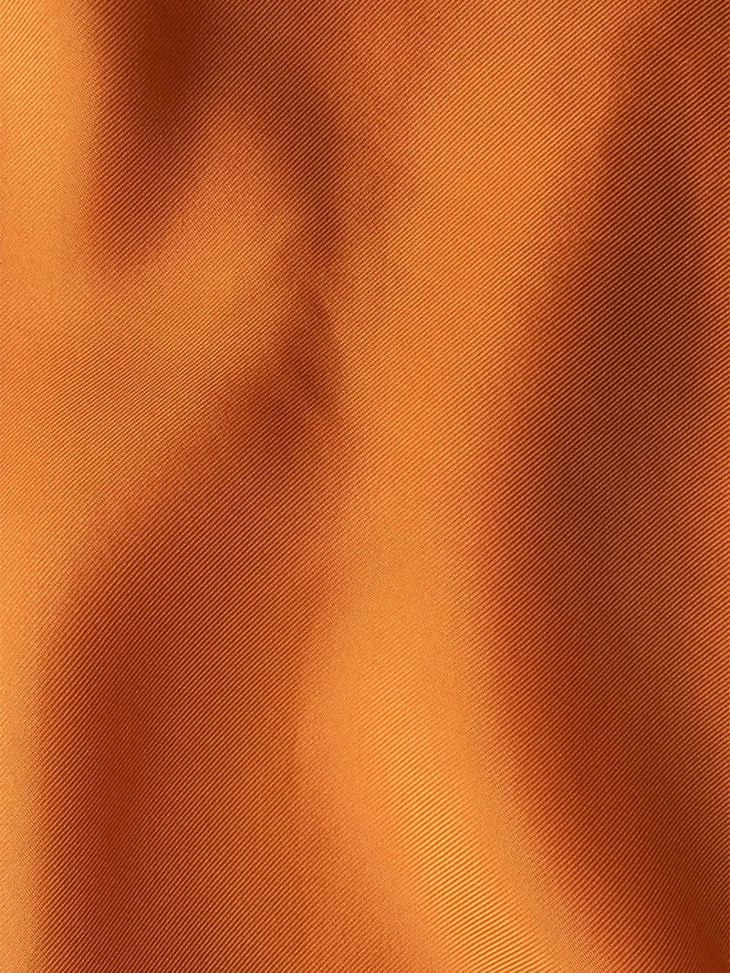 Chemisier en Soie Orange Sanguine