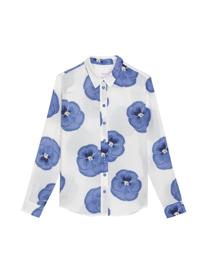 Chemisier Soi x Natacha Birds