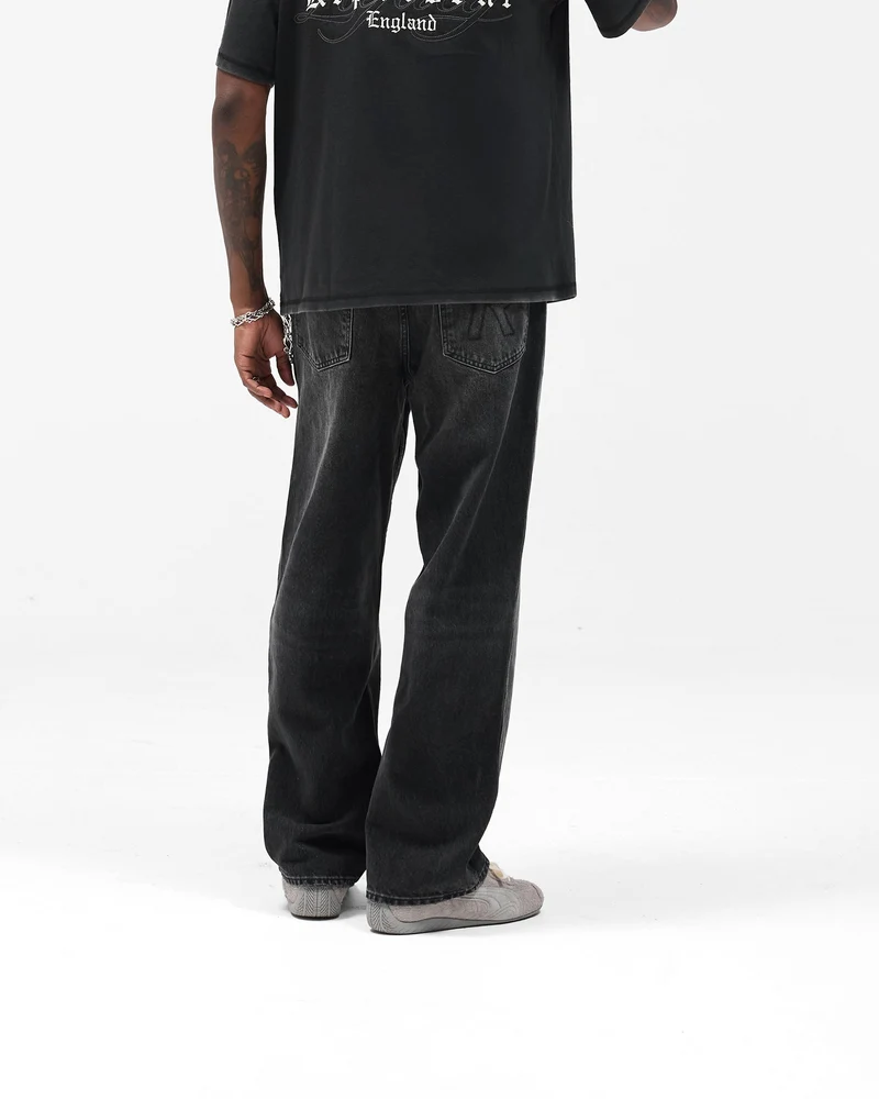 R3 Baggy Denim - Aged Black