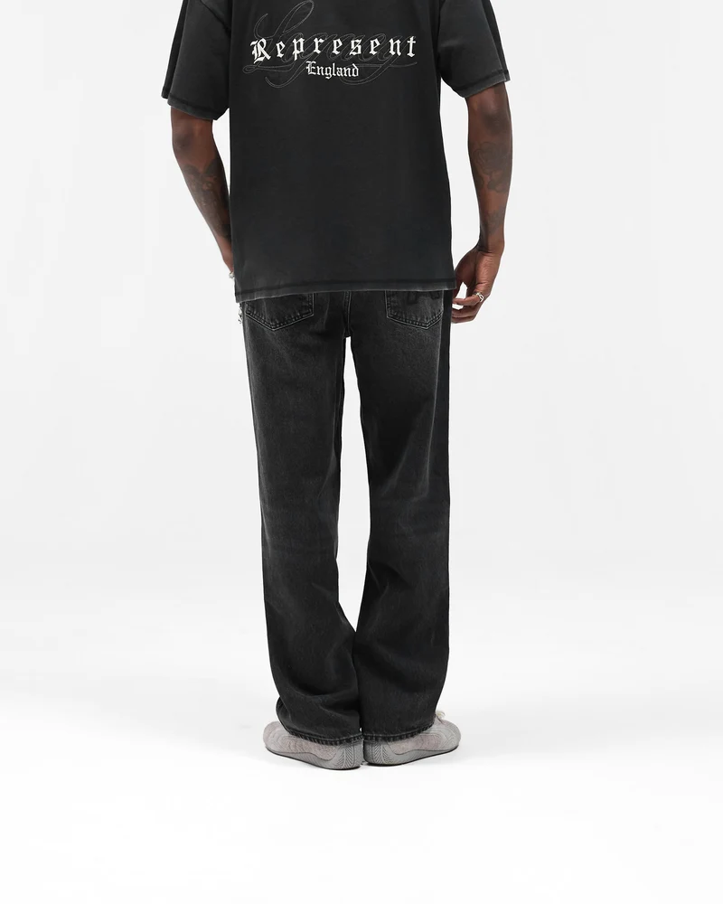 R3 Baggy Denim - Aged Black