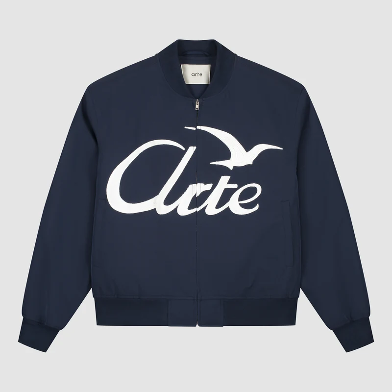 Veste bombardier Logo Bird - Marine