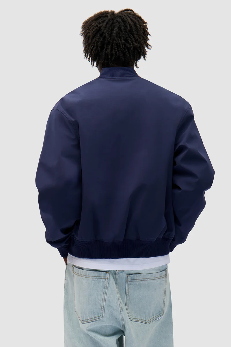 Veste bombardier Logo Bird - Marine