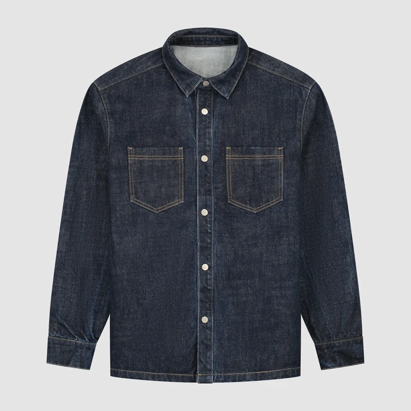 Chemise en jean Oversize - Dark Wash