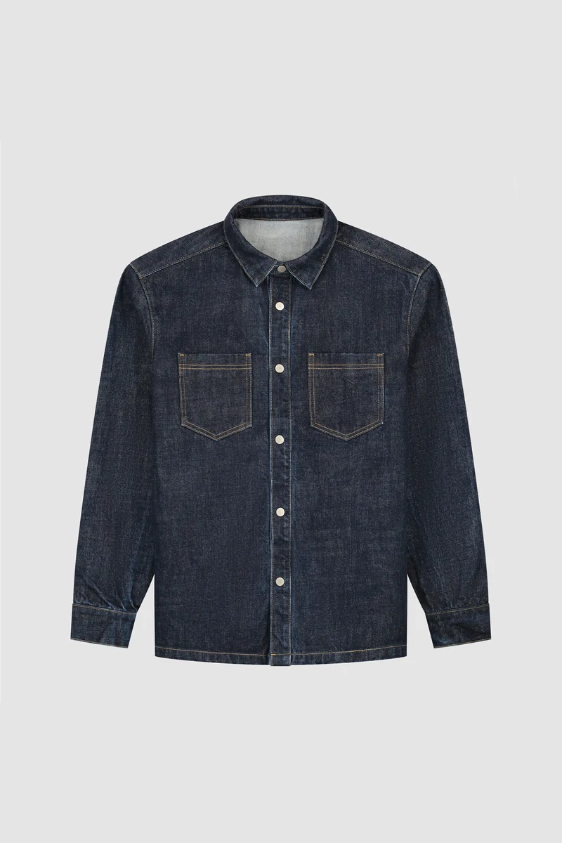 Chemise en jean Oversize - Dark Wash