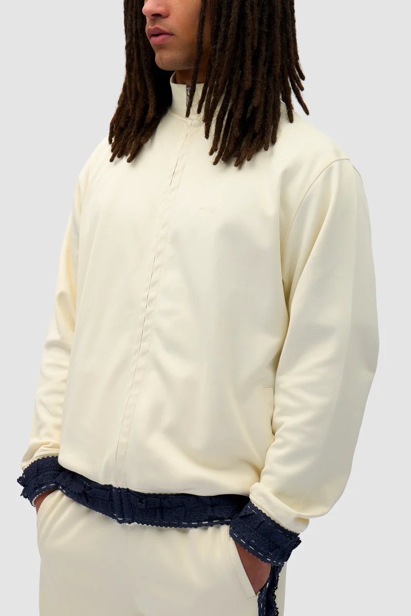 Veste à bordures - Crème