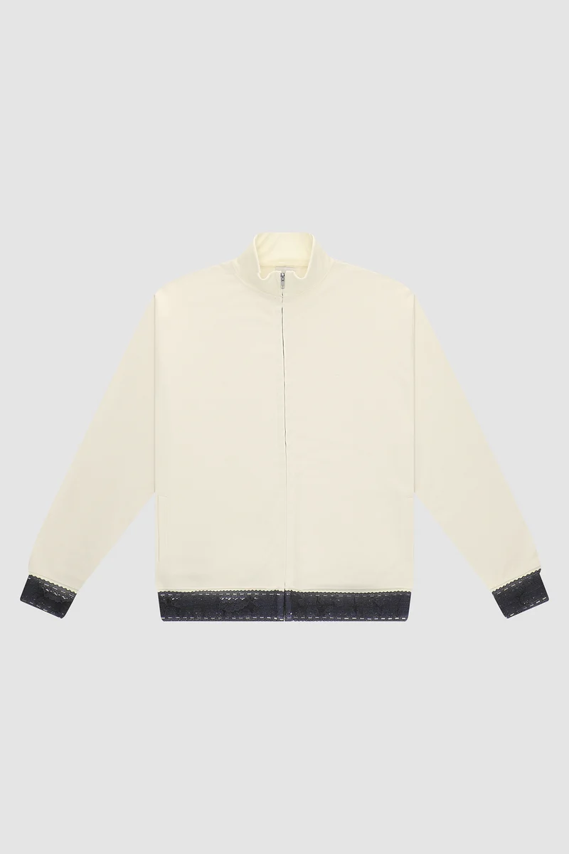 Veste à bordures - Crème