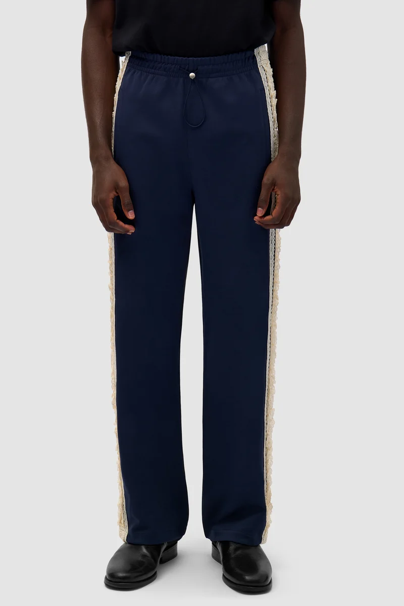 Pantalon à bordures - Marine